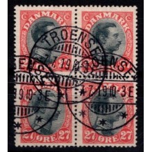 1918-20 - Danmark - AFA 102 - Frimærke - Stemplet.